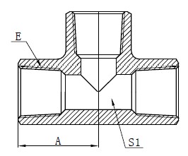 BSPT Female Tee Drawing