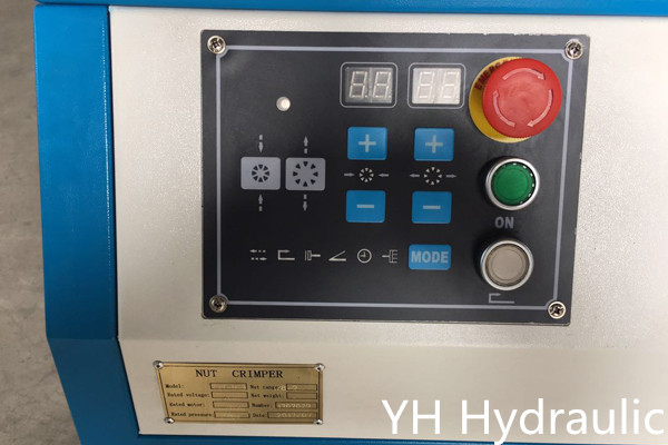 Nut crimping machine