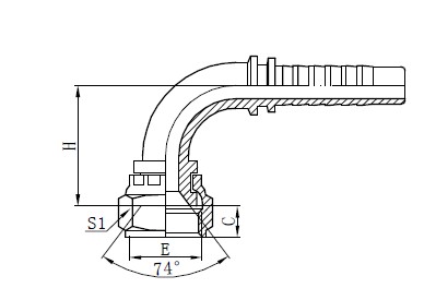 Two Wire Braided Hose Assembly